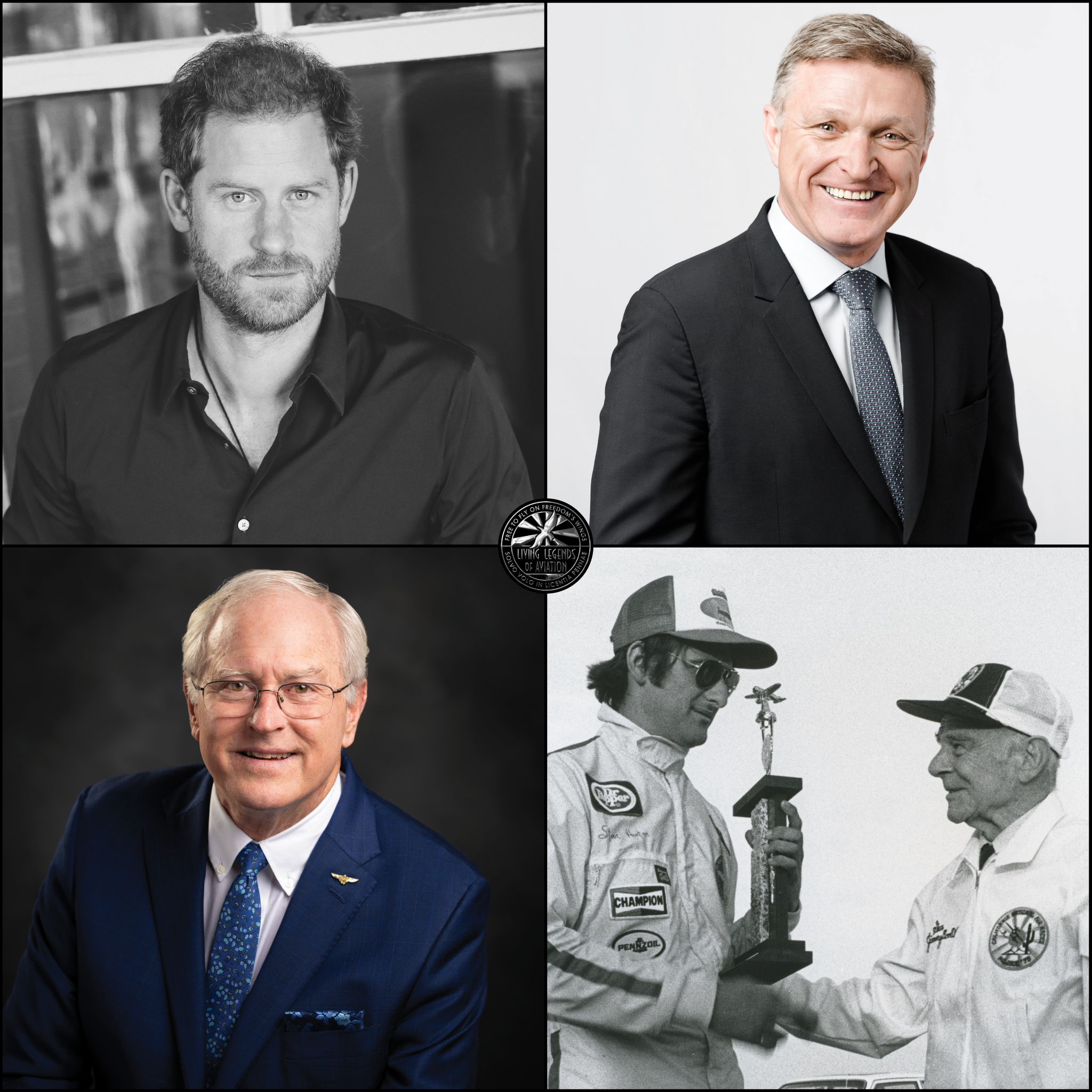 Prince Harry, The Duke of Sussex to be Inducted into the Living Legends of Aviation Alongside Other Remarkable Aviators Fred George, Marc Parent, and Steve Hinton